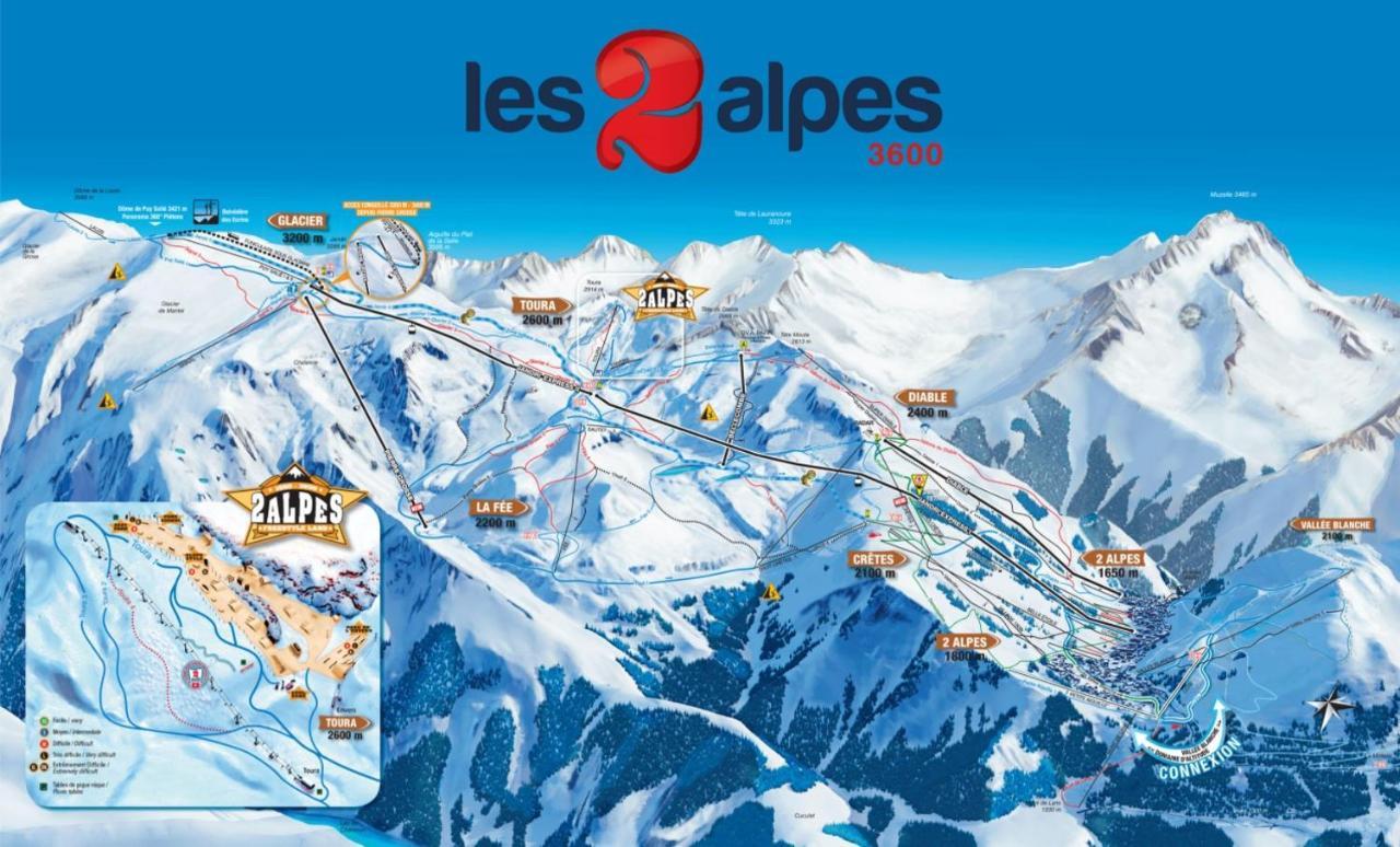 Villa Le Ponteil Les Deux Alpes Eksteriør bilde